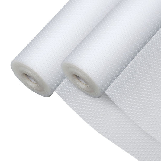 NNEAGS 2X 60x500cm Transparent Kitchen Drawer Cabinet Multi Use Liner Non Slip Mat-0