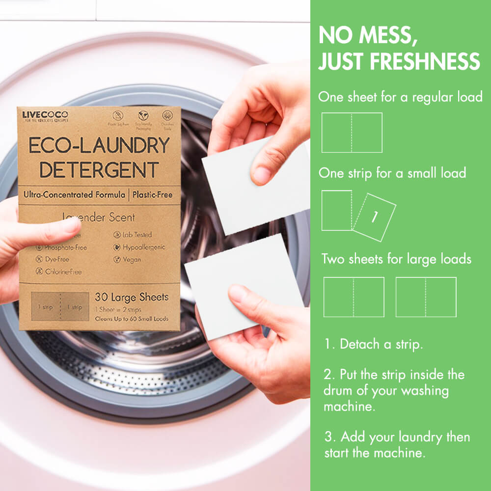 Eco-Laundry Detergent Sheets (60 Loads)-2