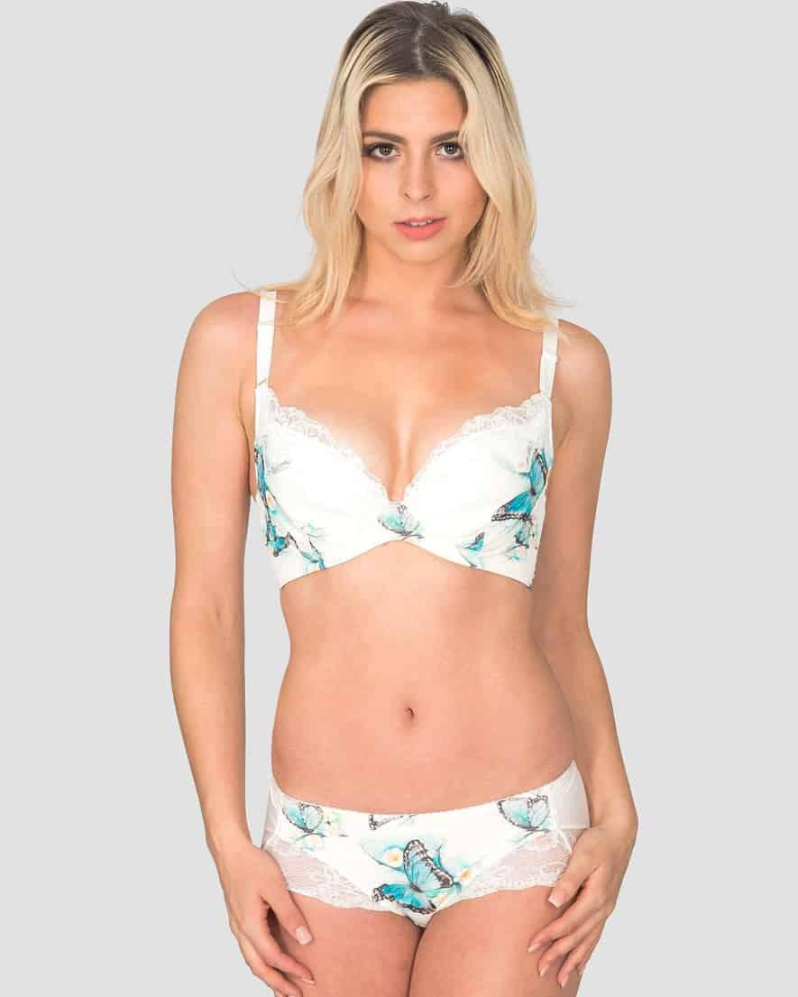 Morpho - Bendable Wire Silk & Organic Cotton Bra-1
